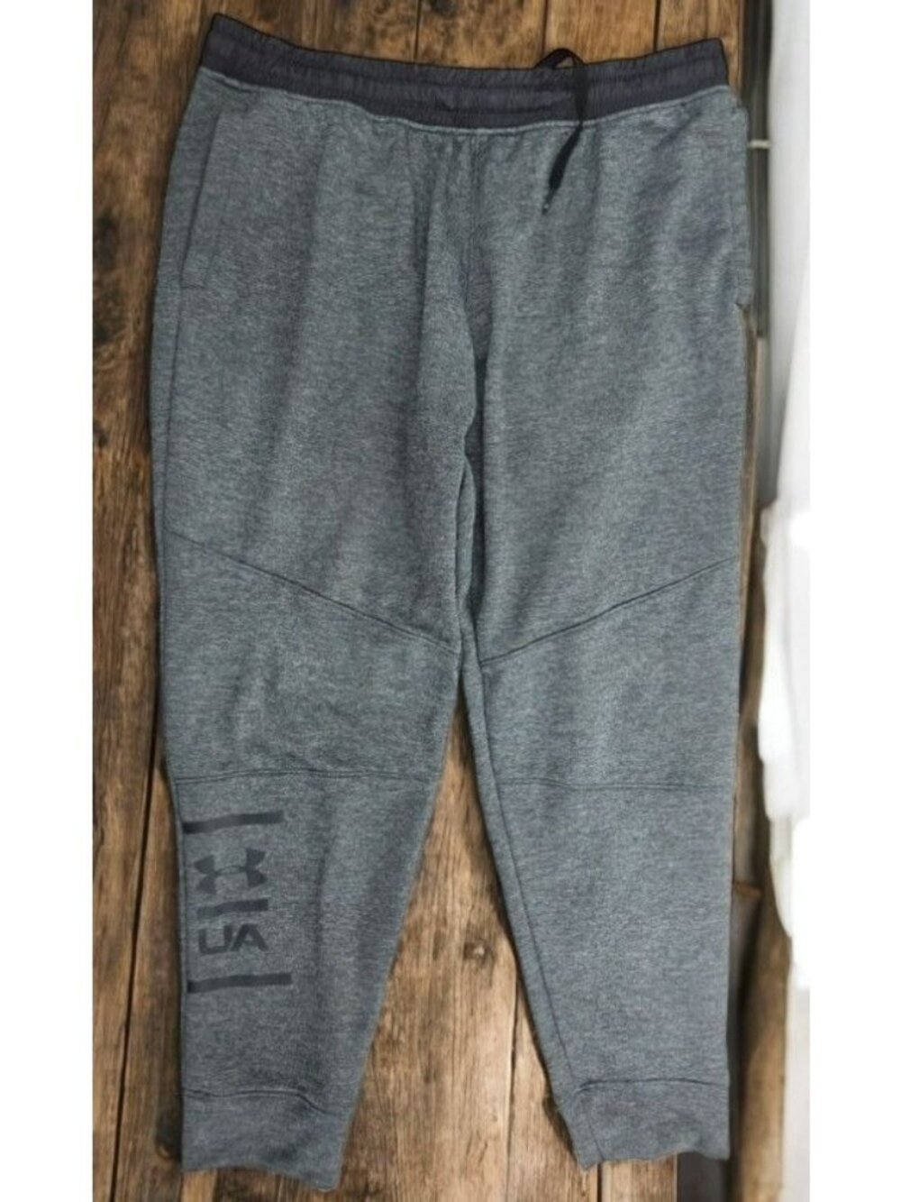 Under Armour Mens ColdGear Gray Loose Fit Joggers Size XL